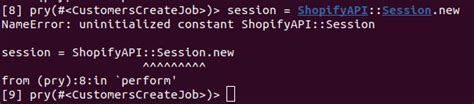 Issue summary Hi, I updated the shopify cli version that I am using from 1. . Uninitialized constant shopifyapi
